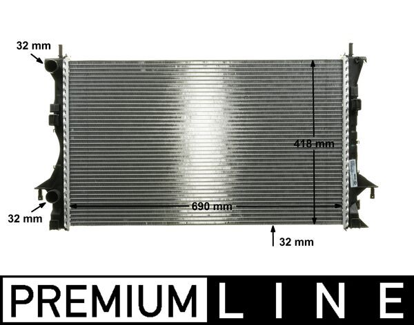 CR461000P, Radiator, engine cooling, Cooler, MAHLE, 0109.3114, 180003N, 23538, 350213113500, 376716-304, 43002292, 58319, 63816, 728-0049, 732828, 7711134658, DRM23084, KRT292, RA0230690, RT2292, 350213113502, 376716301, 63816A, 728-0049-R, 8200008765, RTA2292, 350213113503, 8200302463, 8MK376716-304, BM1135