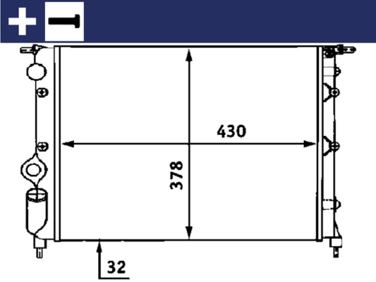 CR476000S, Radiator, engine cooling, Cooler, MAHLE, 0109.3049, 100847, 123020, 180760N, 23914, 246300, 26264, 316658, 350213617000, 376716601, 43002118, 63924, 7700786444, DRM23001, KRT118, PLE100233, QER1326, RA0230231, RT2118, 1093049, 58786, 63924A, 7701047886, 816658, 8MK376716-601, BM617, 7701395092