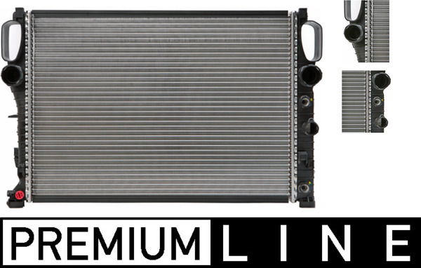 Radiator, engine cooling - CR512000P MAHLE - 0106.3099, 120008N, 2115000102