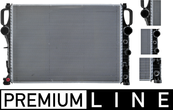 Radiator, engine cooling - CR513000P MAHLE - 0106.3099, 120009N, 2115001302