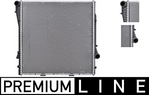 Radiator, engine cooling - CR565000P MAHLE - 0102.3107, 050032N, 06002276