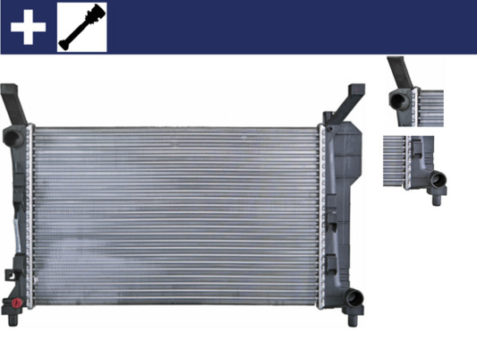 Radiator, engine cooling - CR660000S MAHLE - 0106.3103, 120076N, 1695000303
