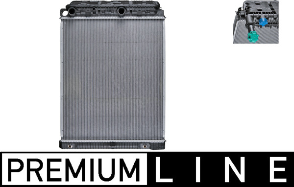Radiator, engine cooling - CR673000P MAHLE - 0140117, 0206.3005, 10577