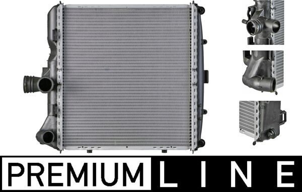 Radiator, engine cooling - CR817000P MAHLE - 170000N, 376733671, 58486