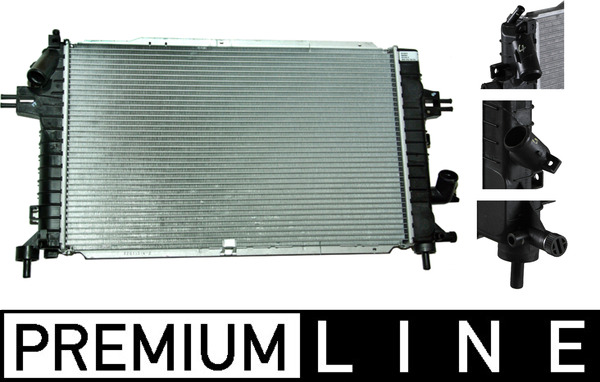 Radiator, engine cooling - CR920000P MAHLE - 0107.3089, 020M61, 103631