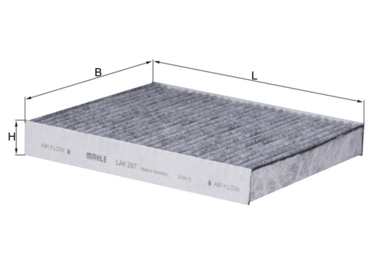 LAK297, Filter, Innenraumluft, Innenraumfilter, MAHLE, 0077363481, 13134292, 15123200000, 154703276340, 1987432433, 28683, 4205ACC, 52407563, 5415000, 715533, 74928683, ACE166, ADL142507, AHC250, ALC6443/1, CAF218111, CFA10199, CUK2232/1, DCF047K, E3976LC, EC446, EKF173A, EKR7166, HB312C, K9081C, MC700, NC2194CA, PCK8175, S4150CA, TSP0325207C