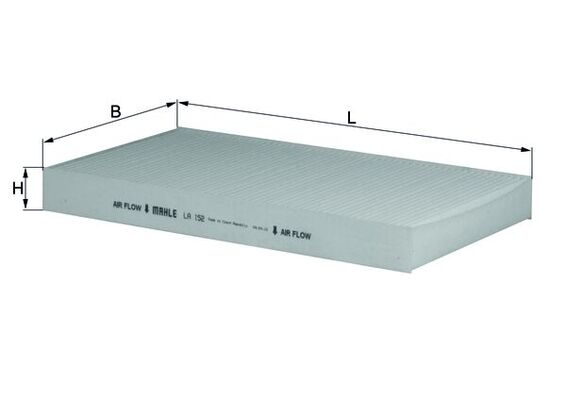 LA152, Filter, interior air, Cabin filter, MAHLE, 102610/20, 11510, 1481, 1987435131, 21651901, 2995965, 4253AC, 5302300, 716030, 8671014161, AF26213, AH107, C18146, CU2956, E1947LI, K1156, MP039, P784479, VCF343, WP9214, 21651952, 2997048, 34998, 50014253, 500314688