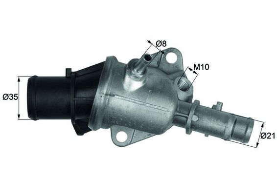 Thermostat, Kühlmittel - TI11588 MAHLE - 0046471839, 180249, 46471839
