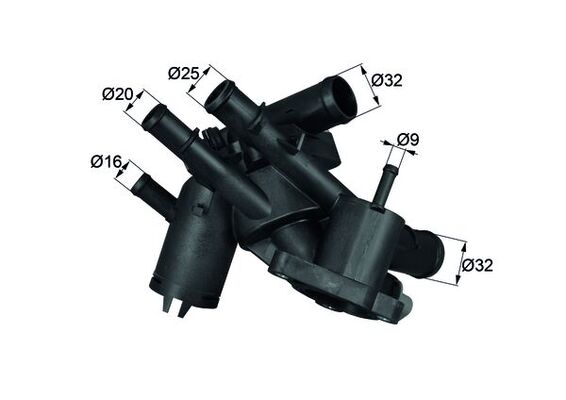 Thermostat, coolant - TM4109 MAHLE - 032121111CF, 350345
