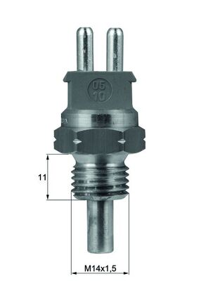 Sensor, coolant temperature - TSE2 MAHLE - 0085424517, 07016, XTT142