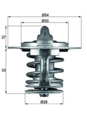 Thermostat, Kühlmittel - TX8477 MAHLE - 1419.75, 21200-W3310, 78521