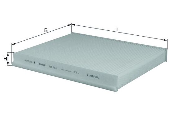 LA153, Filter, Innenraumluft, Innenraumfilter, MAHLE, 0986BF0534, 13035306, 1494, 154064188260, 1610617180, 17091, 21652543, 22301002, 26419, 274457/20, 29068, 3128100109, 50013796, 5304000, 6444FF, 64926419, 698680, 830004N, 8300091, 90138, ACE073, ACP900, ADP152529, AH166, AH7100, ALC5322, BFC1017, C38193, CCF0093, CF8750