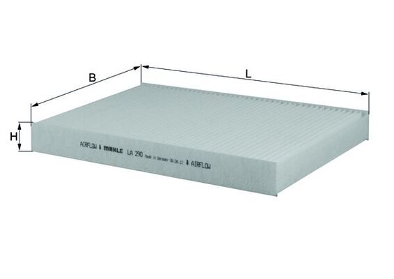 Filter, Innenraumluft - LA290 MAHLE - 1987432232, 272744Y110, ALC5700/13