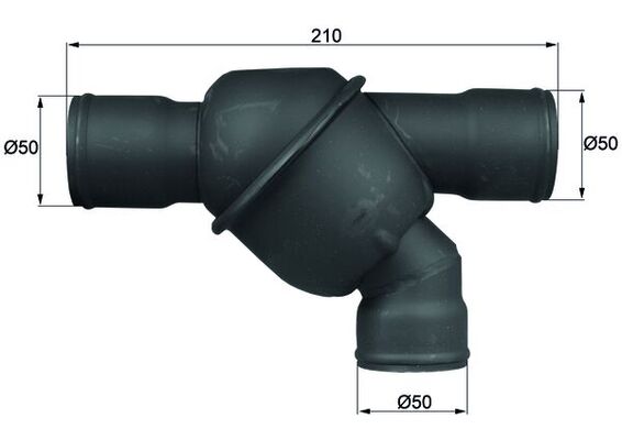 Thermostat, Kühlmittel - TH2183 MAHLE