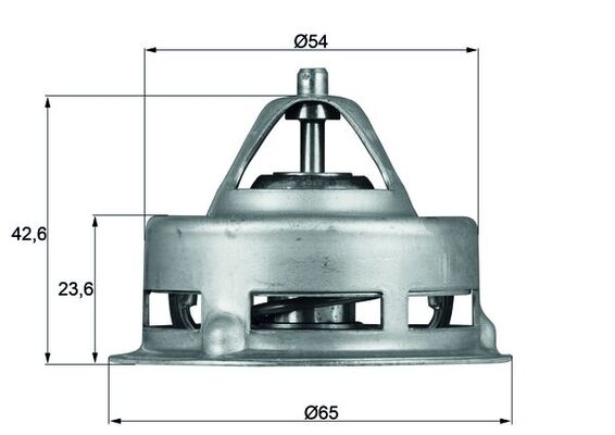 Thermostat, coolant - TX275 MAHLE