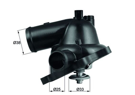 Thermostat, Kühlmittel - TM2395 MAHLE - 079121115BA, 079121115BK, 079121115BF