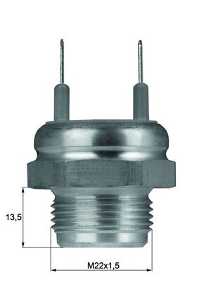 Temperature Switch, radiator fan - TSW2 MAHLE