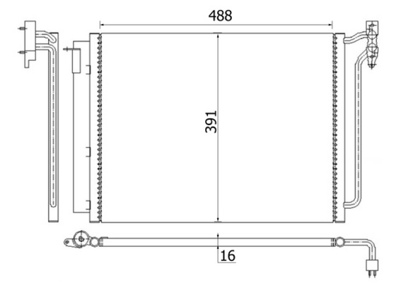 AC311001S, Kondensator, Klimaanlage, Klimaanlage verschiedene, MAHLE, 052007N, 06005281, 0802.2005, 0864011, 103297, 115197, 1223356, 166100, 260017, 350203383000, 351300-634, 35406, 390900, 53505, 6914216, 705M27, 817575, 888-0400252, 905624, 94605, 946399, BM820C001, BW5281, CN6534, DCN05009, F4-AC2006, F4AC2006, KDBW281, QCN364, TSP0225485