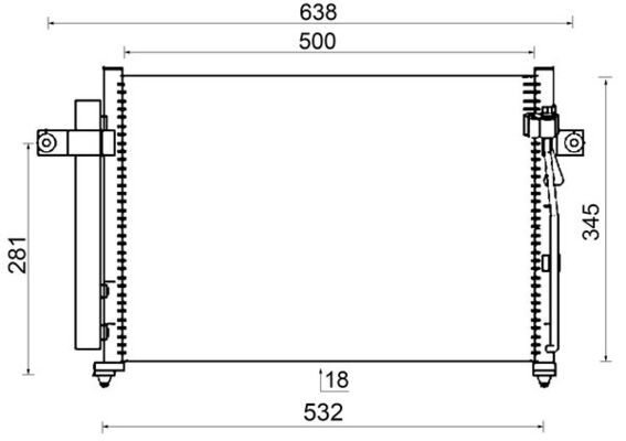 AC417000S, Kondensator, Klimaanlage, Klimaanlage verschiedene, MAHLE, 0828.3015, 103698, 260914, 293023, 350203473000, 351302651, 35475, 562007N, 754M15, 818074, 82005087, 8680500, 925560, 976061C000, CND283015, F4-43029, HN330C001, HY5087, KDHY087, KTT110440, TSP0225560, WG2160917, 8680501, HY5087D, M-7540150, DCC1891