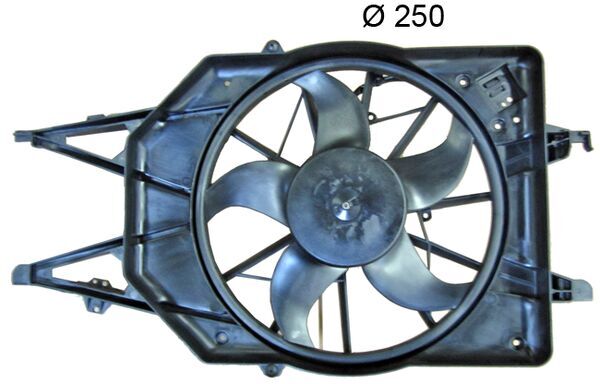 Fan, radiator - CFF385000S MAHLE - 1061257, 351150224, 47465