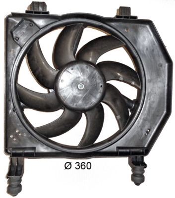 Fan, radiator - CFF388000S MAHLE - 05051686, 1010314, 351150264