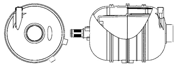 Ausgleichsbehälter, Kühlmittel - CRT10000S MAHLE - 1323.11, 376702324, 8MA376702-324
