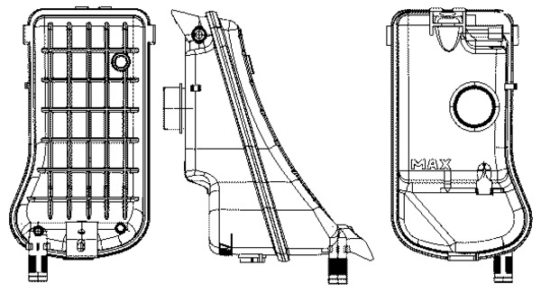 Expansion Tank, coolant - CRT15000S MAHLE - 1323.CE, 376702374, 722602