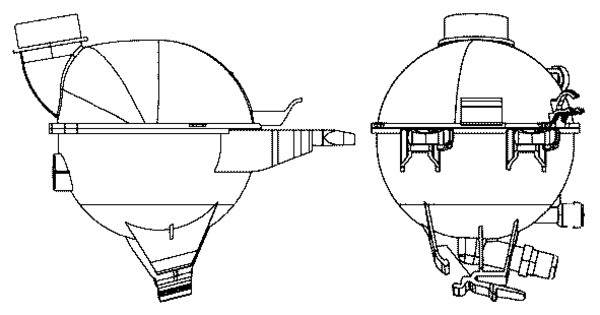 Ausgleichsbehälter, Kühlmittel - CRT17000S MAHLE - 1323.T9, 376702404, 722676