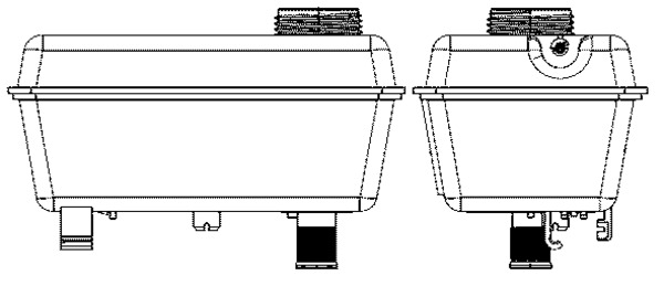 Ausgleichsbehälter, Kühlmittel - CRT27000S MAHLE - 359001601380, 376702524, 5142230000