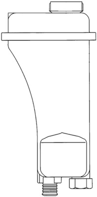 Ausgleichsbehälter, Kühlmittel - CRT51000S MAHLE - 050029N, 1723520, 2140012