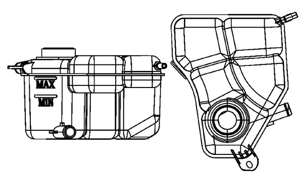 CRT133000S, Ausgleichsbehälter, Kühlmittel, Andere, MAHLE, 1146360, 359001600280, 376756654, 1141512, 8MA376756-654, 1141514, 1142509, 1221362, 2S6H-8K218-AC, 2S6H-8K218-AD, 2S6H-8K218-AE, 2S6H8K218AF, 2S6H8K218BC