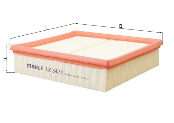 LX3471, Luftfilter, Luftfilter, MAHLE, 0123210026, 100467, 153071760779, 165465DA0A, 3059500, 4517AP, 585426, 60223, 6510940204, A1536, A2460, ADU172215, AP034/5, C22020, CA11304, CAF101065P, E1061L, EAF805, ELP9399, F026400379, J1321090, K7070, LVFA1525, MA3225, MD8652, N1321097, NA2667, P261, PA3636, PA7747