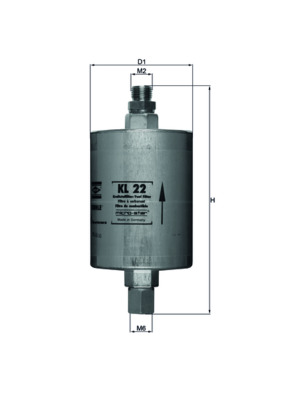 KL22, Kraftstofffilter, Kraftstofffilter, MAHLE, 0450905907, 3157500, 33238, 92811014705, AK11-PE, ALG2024, BE512, F64607, G2939, H127WK, WK726, F77163, G3831