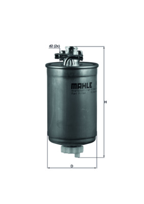 Kraftstofffilter - KL180 MAHLE - 0450906174, 1022920, 182FP