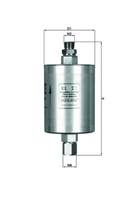 KL21, Kraftstofffilter, Kraftstofffilter, MAHLE, 0450905907, 3157500, 33238, 61046, 92811025300, AK11-PD, ALG2024, BE511, ELE6096, F64607, G3831, H127WK, SP2081, WK726, 33276, 450905907, 92811025304, F77163, WK830/10, 92811025306, F5907, PFC4607