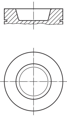 2292700, Kolben, Kolben komplett mit Ringen und Bolzen, MAHLE, 51025010310, 51025016089, 93210140029, 93210140030