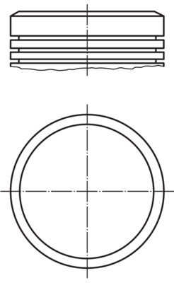 Piston - 0400403 MAHLE