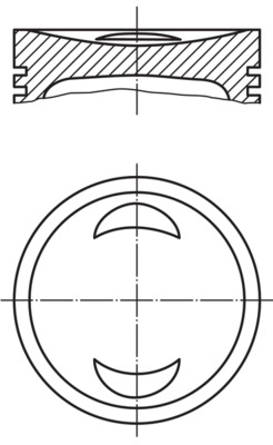 Piston - 0339901 MAHLE