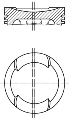 Piston - 0996710 MAHLE