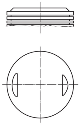 Piston - 5042900 MAHLE