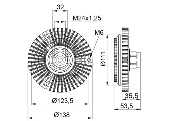 CFC64000S, Kupplung, Kühlerlüfter, Kühler, MAHLE, 03962, 058010N, 0640738, 08BM002, 1310520, 1414900100, 1722,926,1, 18678, 20918678, 2100012131, 3141152101, 36000083, 376732234, 4508, 49567, 500402, 70119710, 811008, BFC004, BWC322, D5B007TT, DCL1250, FC0050000, LK012, V20-04-1065-1, WG1720968, 1706619, 4509, 500404, WG1768389