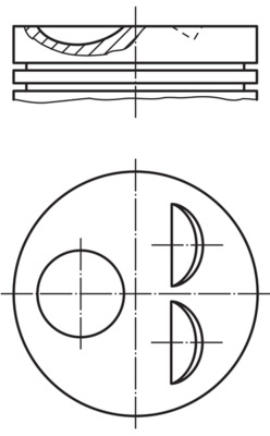 Piston - 5039600 MAHLE - 94410309900, 94410309910, 94410309920