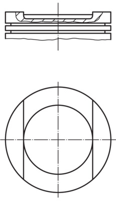 0349800, Kolben, Kolben komplett mit Ringen und Bolzen, MAHLE, 078107065H, 078107065J, 078107065K, 078107103H, 078107103J, 08209105308251, 94492700, 8799140010