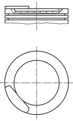 0111000, Kolben, Kolben komplett mit Ringen und Bolzen, MAHLE, 0623169, 0623170, 0623171, 0624201, 0624234, 623169, 623170, 623171, 902295885, 90295883, 90295884, 90295885, 90295886, 90298257, 90512837, 90556605