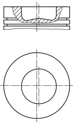 Piston - 0994801 MAHLE - 94900610