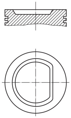 Kolben - 0399102 MAHLE