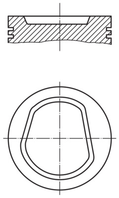 Piston - 0306700 MAHLE