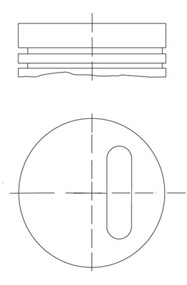 Kolben - 0210100 MAHLE - 94530600, PI4401100