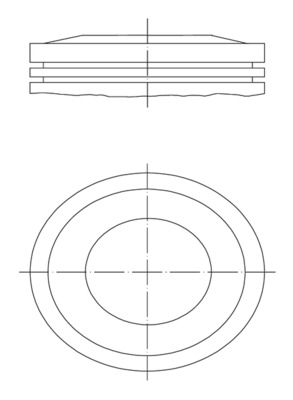 Kolben - 0393400 MAHLE - PI6952108