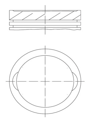 Kolben - 0381300 MAHLE - 3507791